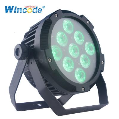 China 9*18W 6 In 1 Color Battery Powered Stage Lights For Events / Wedding LED Uplighting for sale