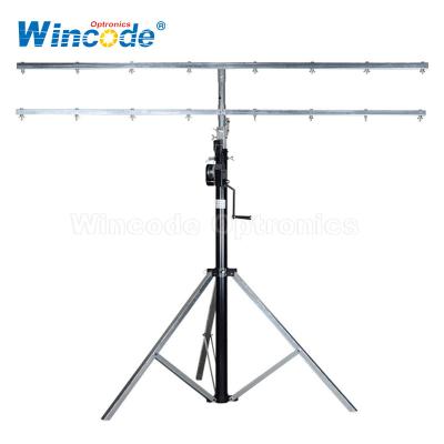 China 4.5M Double Bar Stage Light Stands com bloqueio de segurança à venda