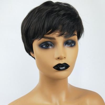 China Wholesale Silky Wave Wig Pixie Cut Hair Wig For Fashionable Ladies Hair Wigs for sale