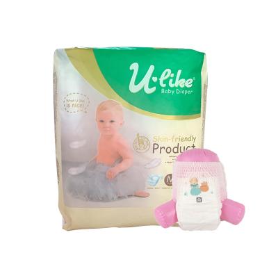 China Biodegradable Cotton Fleece Eco M Size Chinese Brands A Competitive Price Eco Friendly Selling Baby Diaper Eco Friendly Custom for sale