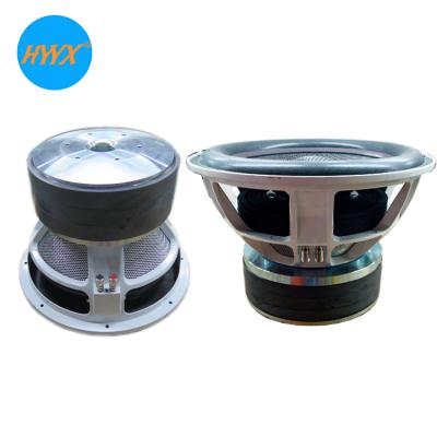 China Triple Magnet 1.5kHz 15 Inch 4000W RMS High Power Car Subwoofer for sale