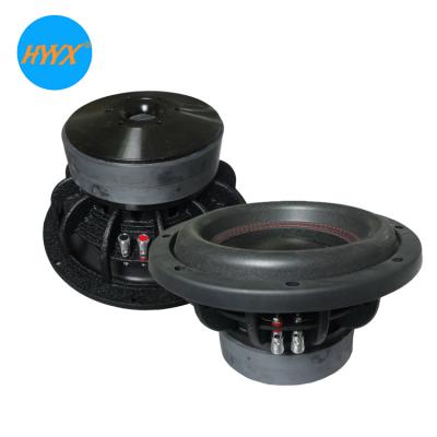 China Dual 4ohm 65mm Voice coil 1000W RMS 10 Inch Subwoofer for sale