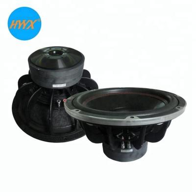 China Paper Cone Dual 2ohm 2500W RMS SPL 15 Inch Subwoofer for sale