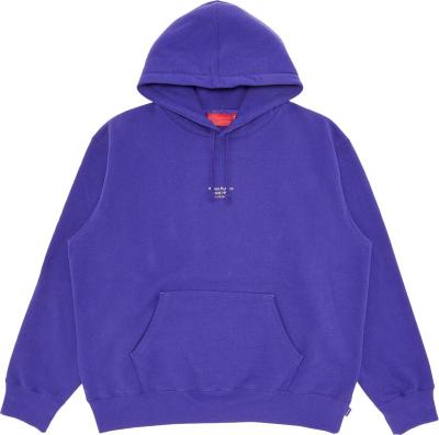 China Purple Anti-wrinkle hoodie, micro waist, elastic cuffs and brim, hooded, pocket, 230Gas for sale