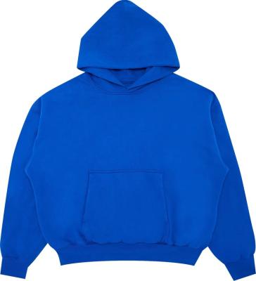 China Anti-wrinkle Sweatshirt Blue Hooded Fabric Comfortable Anti-pilling 280Gas Anti-static for sale