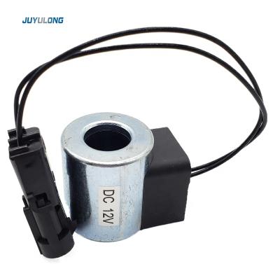 China Excavator Excavator Accessories Suitable For Yuchai 60 Solenoid Valve Pilot Rotary Coil 65 85 135 for sale