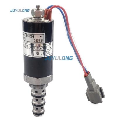 China Excavator Excavator Accessories Fit Kato HD820 KWE5K_G24Y05 Rotary Brake Solenoid Valve for sale