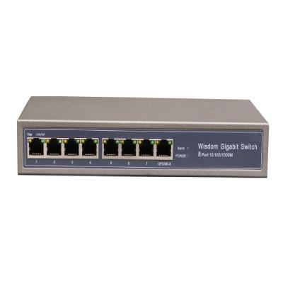 China Reverse vlan poe, LACP Guangdong China 8 port 10/100/100mbps gigabit switch ship to India/Brazil/Africa/Europe/America for sale