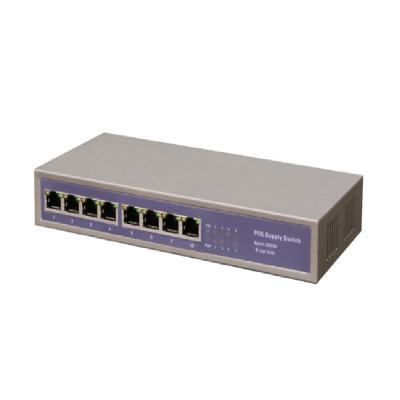 China LACP OEM 8 Port 1000mbps 48v IEEE802.3af Gigabit POE Switch for HD 1080P 4K 8K H264 IPC for sale