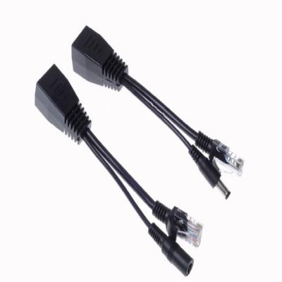 China 5/9/12/24/36/48/52/57v Passive POE Adapter POE Cable Power Over Ethernet Injector Splitter 5.5*2.1mm for sale