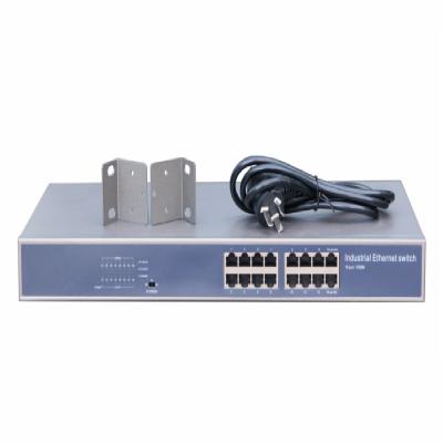 China LACP 16 Rackmountable OEM 19inch AC Voltage 100-260V Gigabit Port Switch for sale