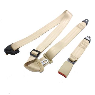 China Single Adjustable Sports Safety 3-Point Belt Bus Vehicle Seat Belt for sale