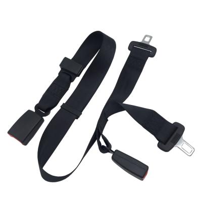 China Universal Polyester+45#steel+ABS Car Seat Belt For Pregnant Woman Contain Double Buckle for sale