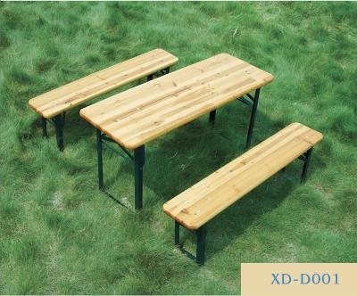 China Fashion Modern Foldable Outdoor Garden Furniture Wooden Beer Table Set Wooden Beer Table for sale