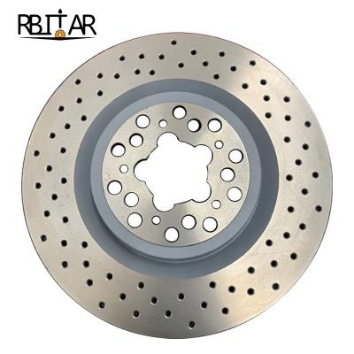 China OEM 213484 Cross Drilled Brake Disc For Ferrari F430 Ferrari Brake Rotor for sale