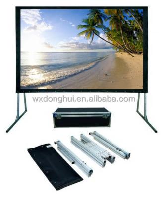 China 150 Inch Quick Folding Projector Screen Tripod for sale