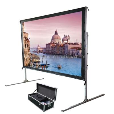 China Excellent visual effect 300 inch projection screen/quick fold projector screen/outdoor projection screen for sale