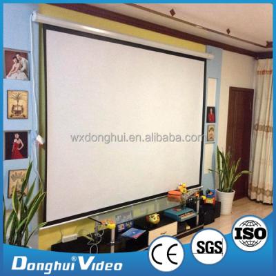 China Excellent Visual Effect 300 Inch Electric Projector Screen With Remote Control for sale