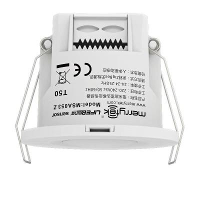 China 220-240Vac Input IP20 Zigbee Control Wireless Motion Sensors For Office Application for sale