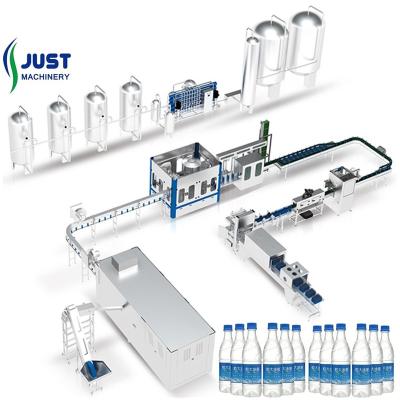 China Automatic Full Bottle Washer Filler Beverage Machine Plant Packer Capping Line for sale