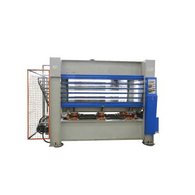 China Machinery Repair Shops 5 Layers Woodworking Laminating Hot Press Machine For Wooden Door Cabinet Door 4x8