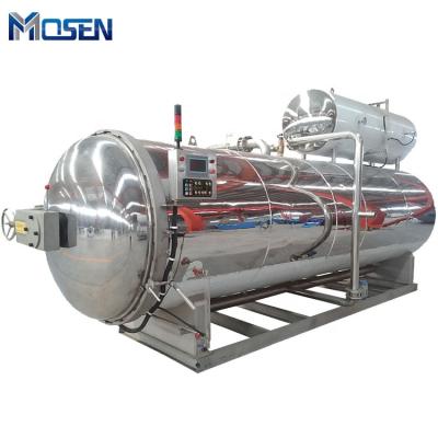 China For high temperature sterilization of fruit horizontal water jet retort autoclave for food sterilization for sale