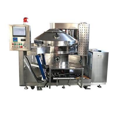 China Full Automatic Vegetable Processing Plant Electric Heating Stirrer Cooking Mixer Cooking Kettle Lined Pot for sale