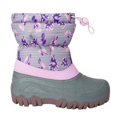 China Wholesale Winter Fashion Girls Waterproof Flat Warm Children Snowboots With Warm Plush Lining for sale