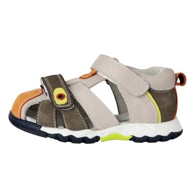 China 2021summer factory flat flat outdoor children's breathable leather sandals for unisex for sale