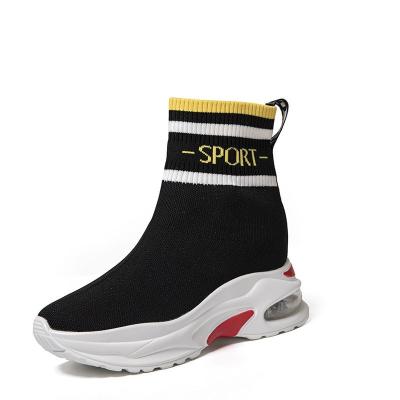 China Fashion Trend Sock Shoe Woman Casual Sneaker Sport Shoes High Top Sneaker for sale