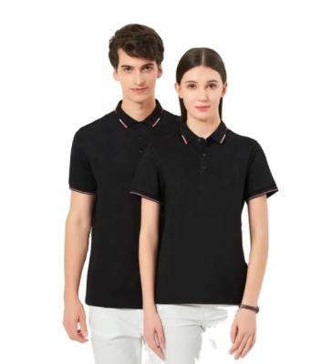 China Breathable Business Polo Shirts Nice 65% Cotton 35% Anti-Wrinkle Even Silk Custom Size for sale