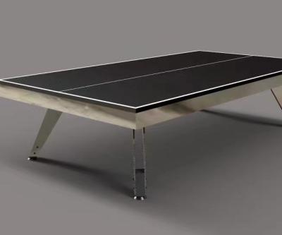 China Anti-slippery Indoor Outdoor Table Tennis Table Ping Pong Stainless Steel Steel Table for sale