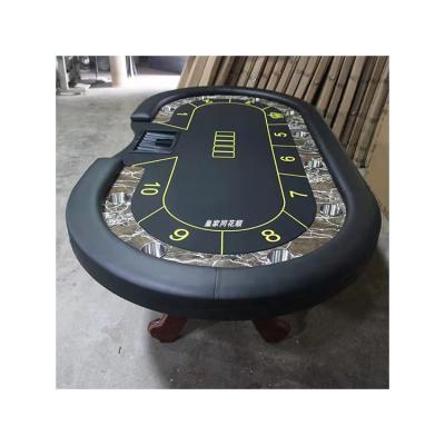 China Wholesale Modern Velvet Cloth China Supplier Cheap Poker Tables Casino Quality Poker Table for sale