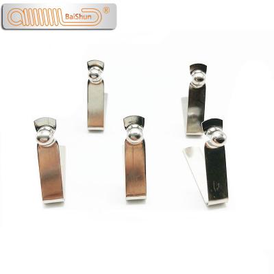 China Apartment ; Leaf ; Plate Spring Clip Button Umbrella Spring Tube Clip With Button for sale