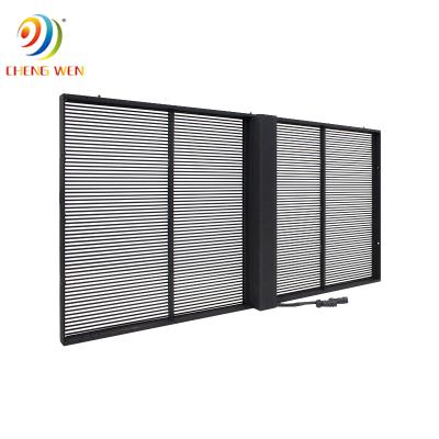 China Indoor High Quality Super Light Transparent Glass Window LED Display P3.91-7.82 for sale