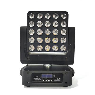 China Performance/KTV/DJ 25x10w Matrix Led Beam Light RGBW Stage Moving Light DJ Equipment for sale