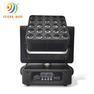 China China Stage Light 25x10W RGBW 4in1 LED Matrix Wash DMX DJ Moving Head Light for sale