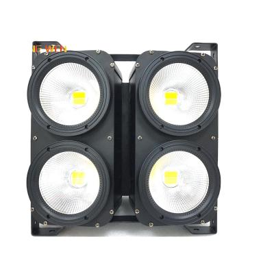 China DJ/Disco/Performance Stage Equipment 4*100w 4eyes 3200k Warm White COB Led Lighting Attendant Blinder DJ Light for sale