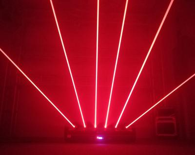 China Disco Bar Party Show Stage/Moving Stage LED Laser Light Machine/Concert Beam Head DJ Light/Bar 6 Eyes RGB Laser Light DMX for sale