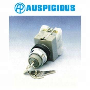 China 22mm, 25mm, 30mm 2 position / 3 position key lock switch, selector (AKSS) AKSS for sale