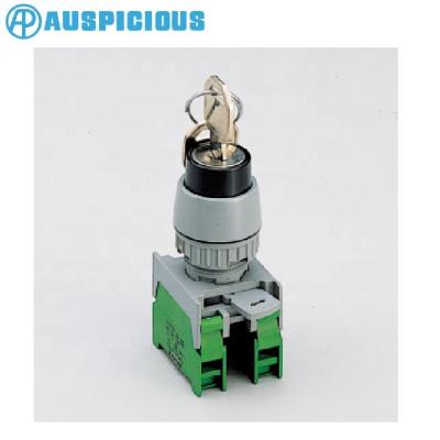 China 22mm 3 Position Key Lock Switch, Selector, IP65, W/P (KS/KSN223) KS223 for sale