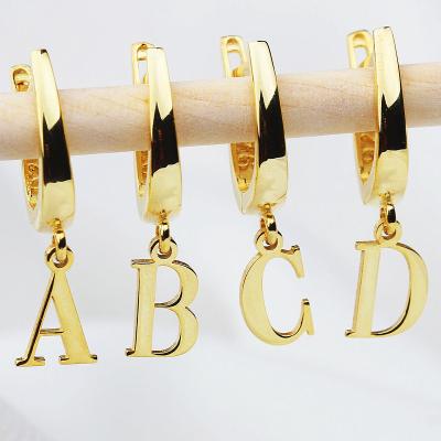 China Environmental Friendly Statement Korean Gold Plated Earring Tasty Dropshipping Custom Personalized Stainless Steel Drop Circle Hanging Earrings for sale