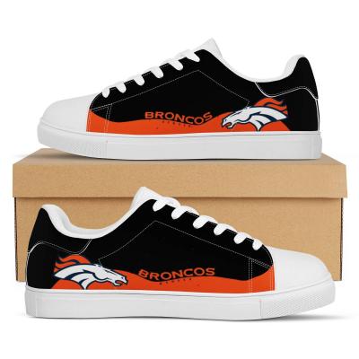 China Wholesale 2021 Fashion Trend Shoes Casual Custom Designer Sneakers Team Broncos Male Football Fans Shoes Team Logos for sale