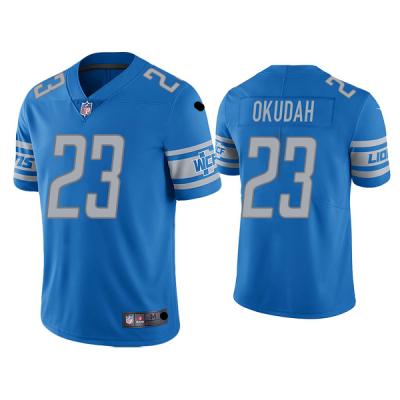 China Sets Drop Ship Wholesale NFL Lions Top Fashion Mens Pocket Loose Casual Cotton Football Team Jersey Plain 5XL Quantity for sale