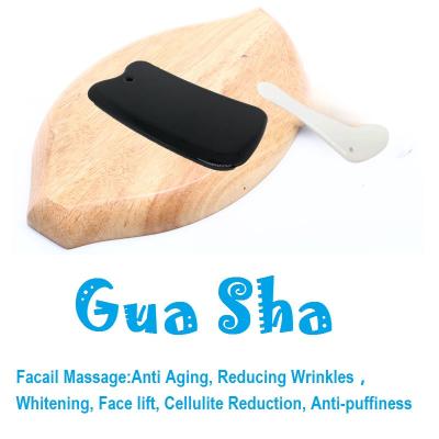 China face& Neck& Traditional Body Massager Facial Beauty Shape Guasha Massage Tool Relax Health Ceramic Stone for sale