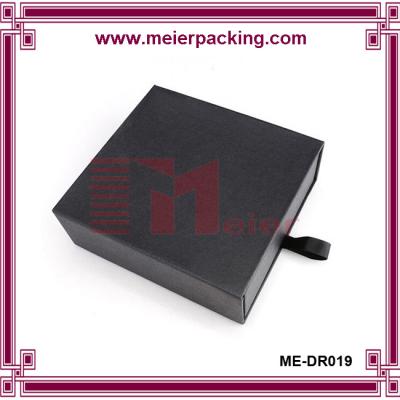 China Black Coated Album Paper Boxes, Custom Photo Album Drawer Packaging Box ME-DR019 for sale