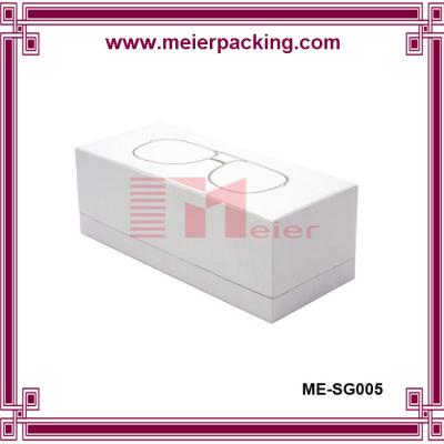 China White lip and bottom paper glass box, recycle rigid paper cardboard box ME-SG005 for sale