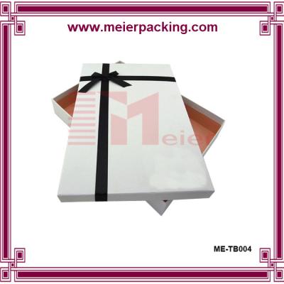 China White Packaging Box for Photo Album Packaging with Ribbon Bow ME-TB004 for sale