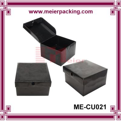 China Black Corrugated Hats Box With Logo Printed ME-CU021 for sale