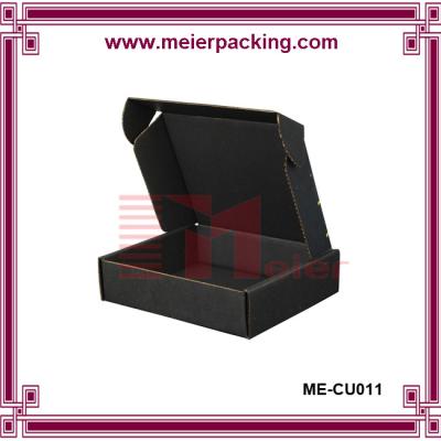 China Black Paper Corrugated Carton Boxes ME-CU011 for sale